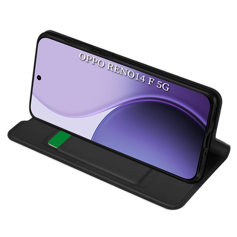 Funda para Oppo Reno14 FS 5G / Reno14 F, Techsuit, Magskin Book, Negra