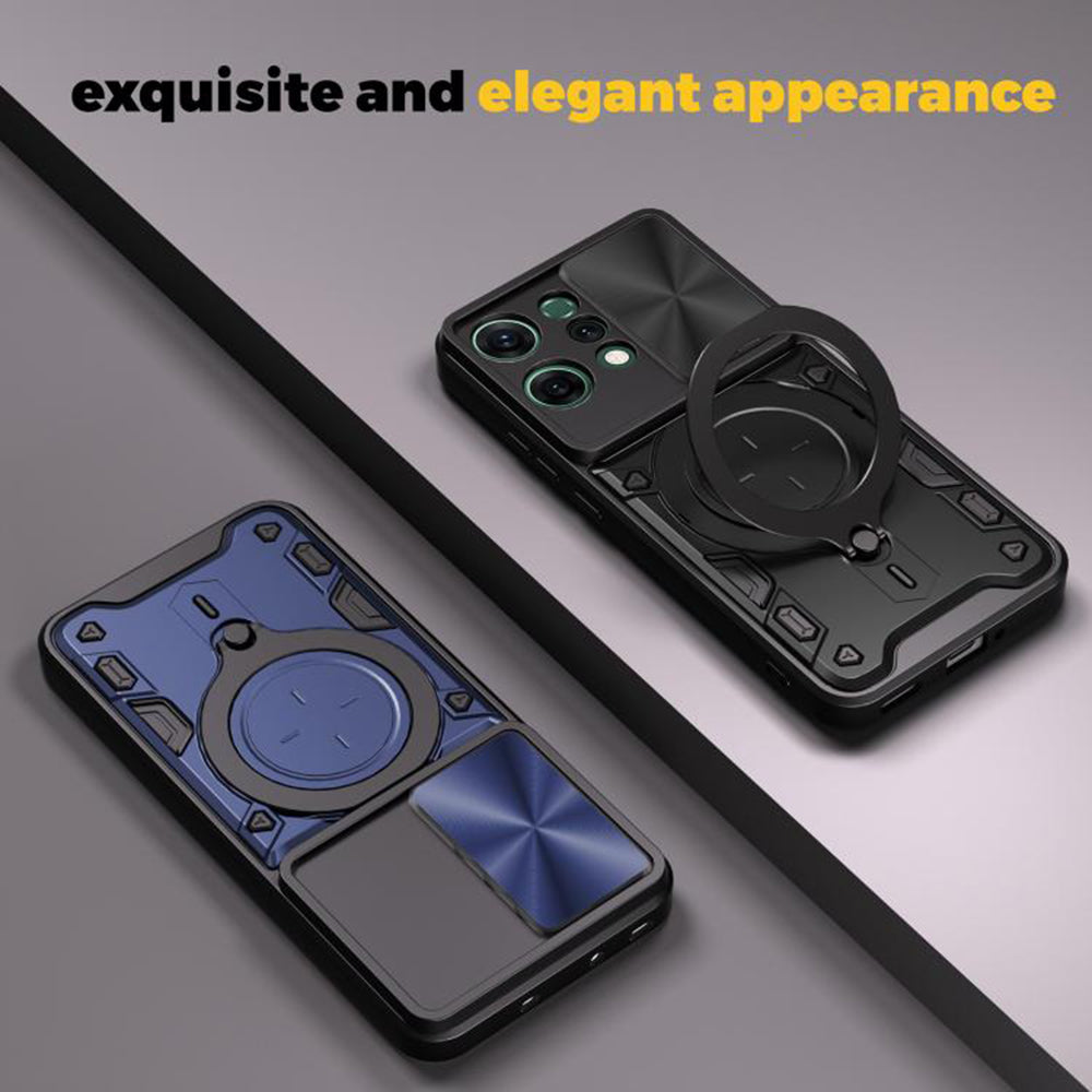 Funda para Oppo Reno14 Pro, Techsuit, CamGuard Pro, Negra