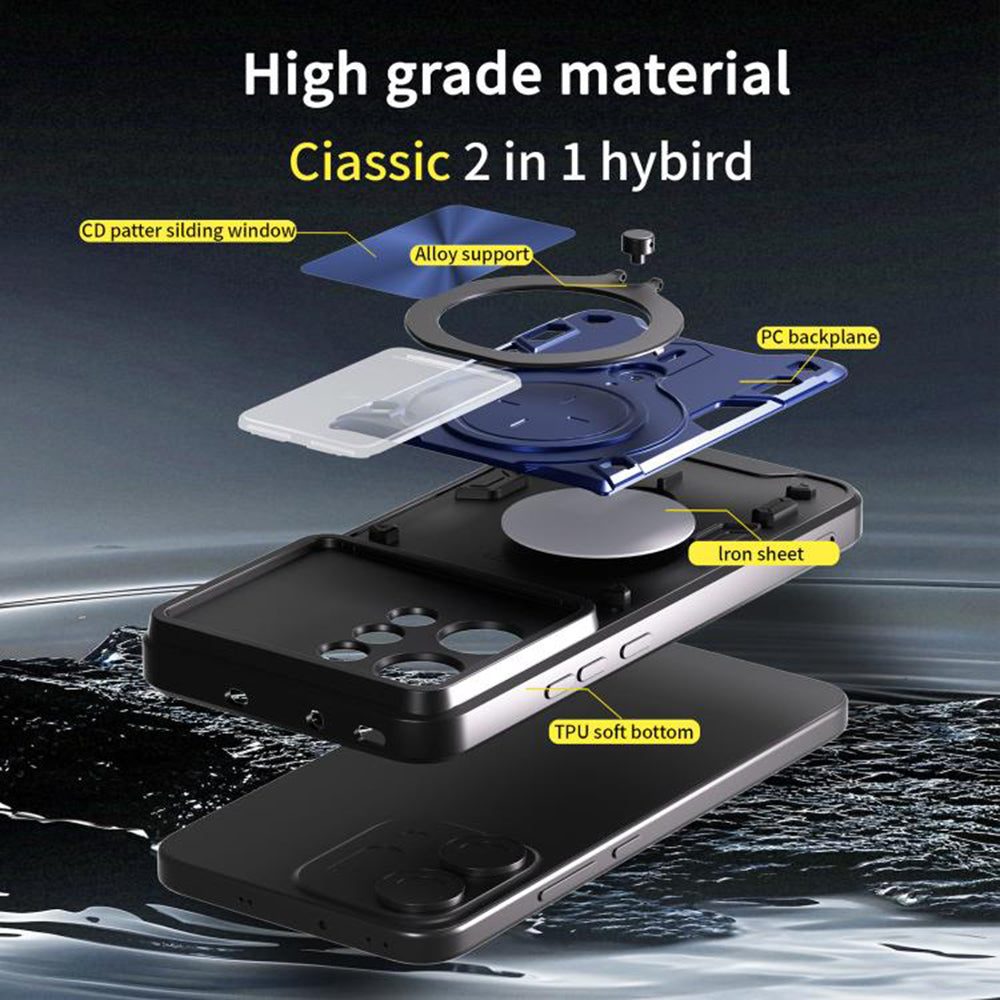 Funda para Oppo Reno14 Pro, Techsuit, CamGuard Pro, Negra