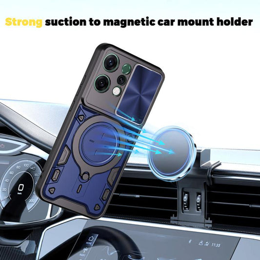 Funda para Oppo Reno14, Techsuit, CamGuard Pro, Roja