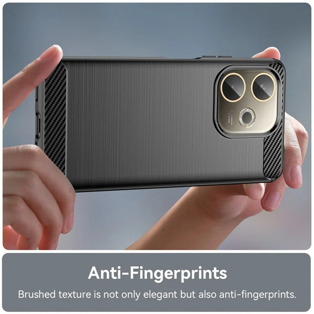 Funda para Oppo Reno14, Techsuit, Carbono, Negra