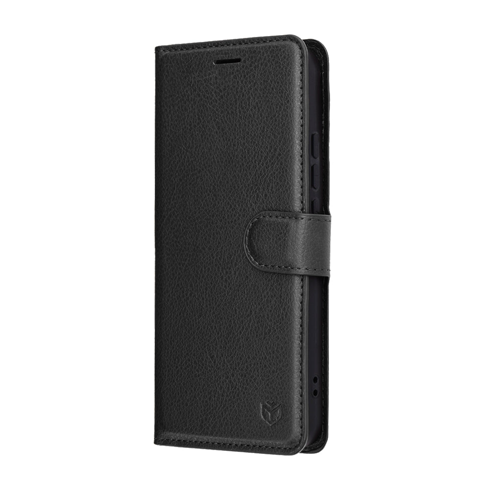 Funda para Oppo Reno14, Techsuit, Leather Folio, Negra