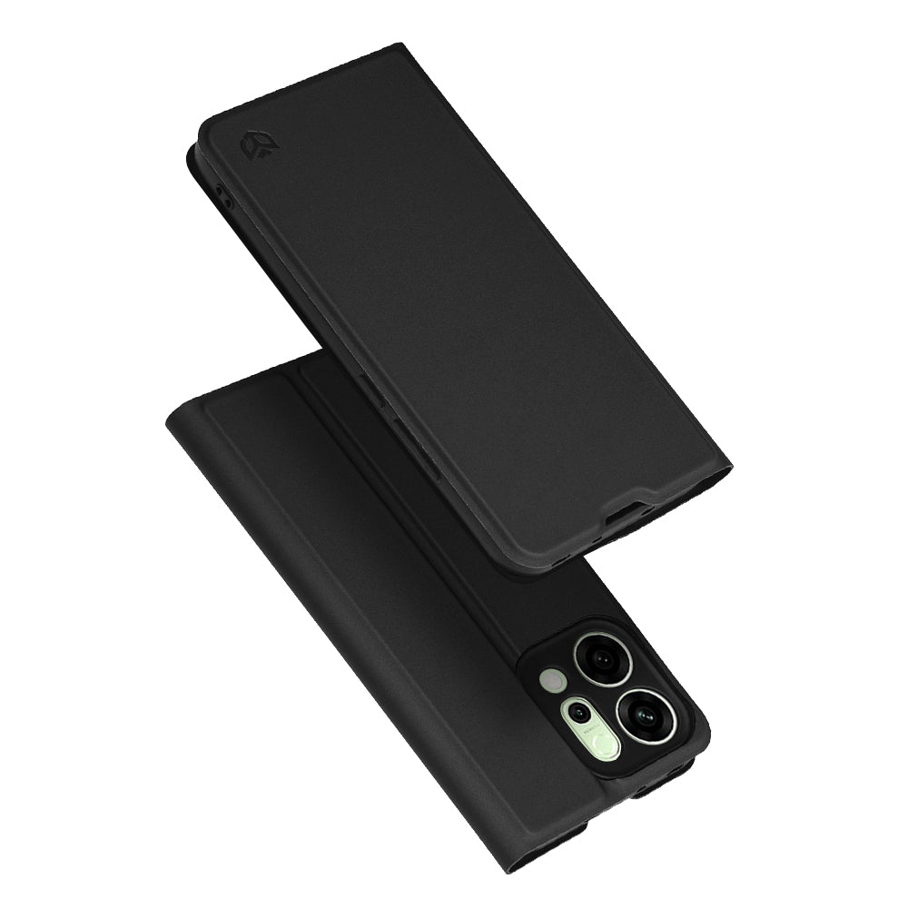 Funda para Oppo Reno14, Techsuit, Magskin Book, Negra