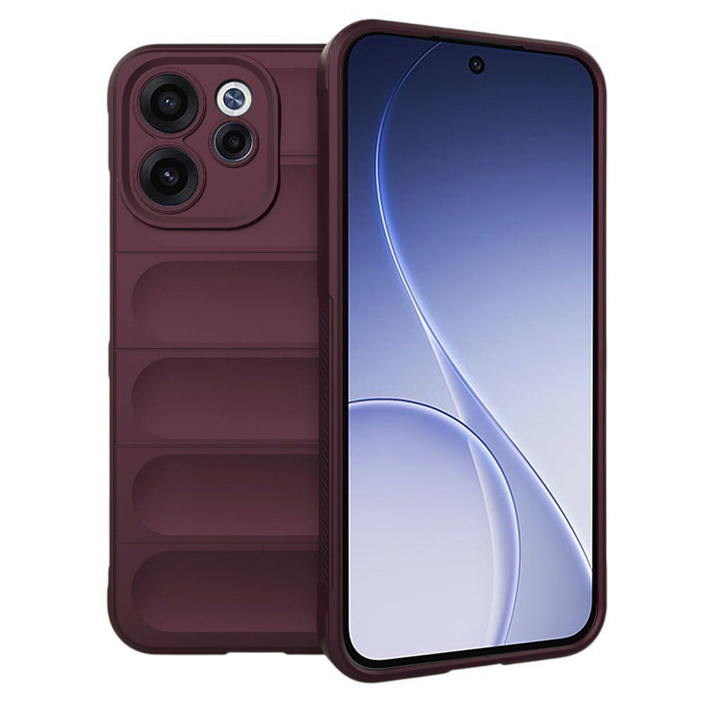 Funda para Oppo Reno15 FS / Reno15 F, Techsuit, Magic Shield, Granate