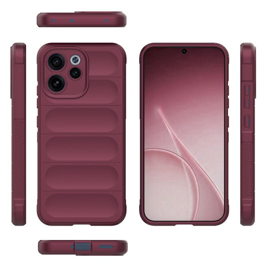 Funda para Oppo Reno15 FS / Reno15 F, Techsuit, Magic Shield, Granate