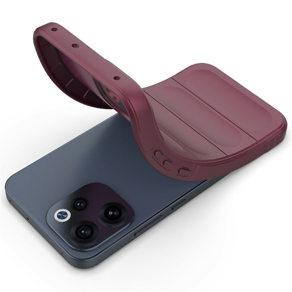 Funda para Oppo Reno15 FS / Reno15 F, Techsuit, Magic Shield, Granate