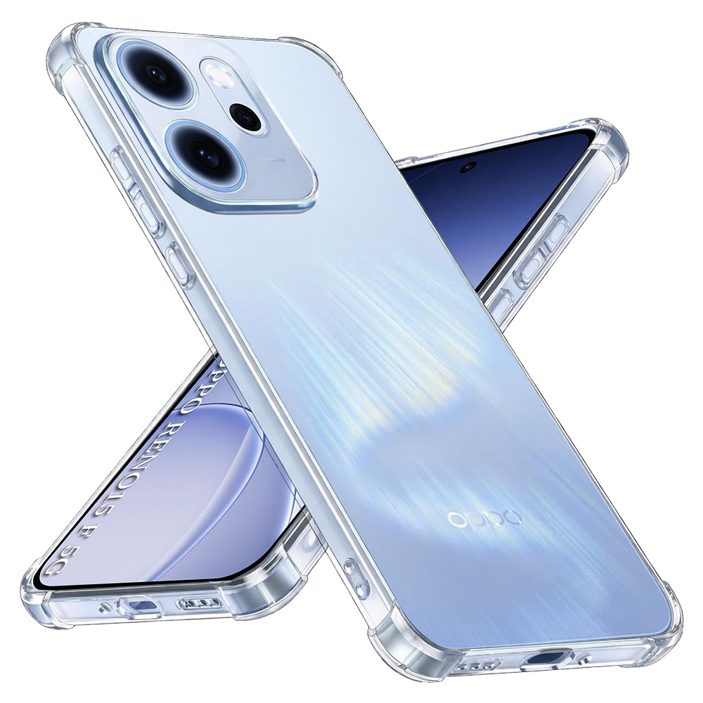 Funda para Oppo Reno15 FS / Reno15 F, Techsuit, Shockproof Clear, Transparente