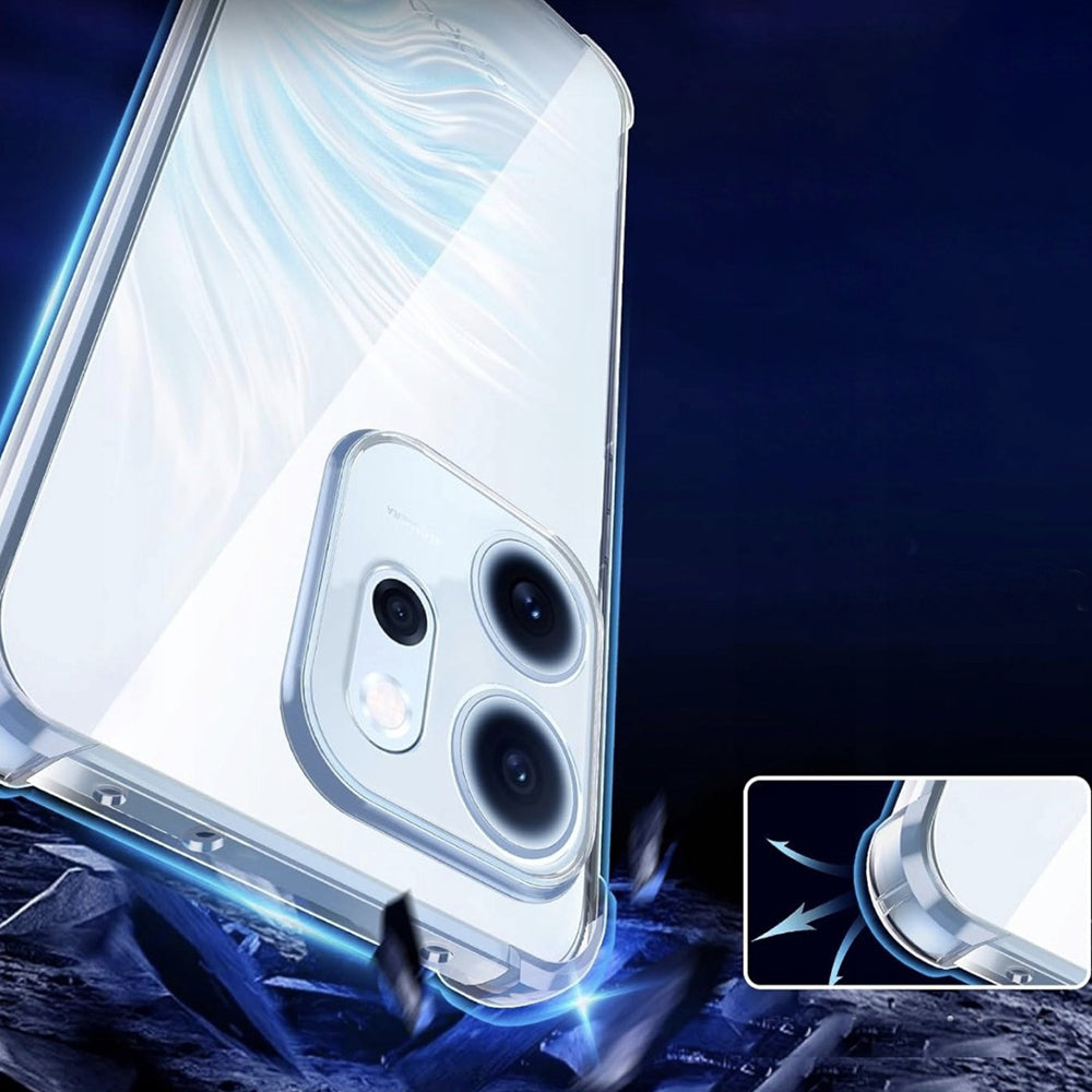 Funda para Oppo Reno15 FS / Reno15 F, Techsuit, Shockproof Clear, Transparente