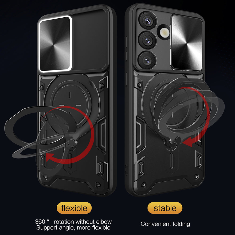 Funda para Oppo Reno15 Pro, Techsuit, CamGuard Pro, Negra