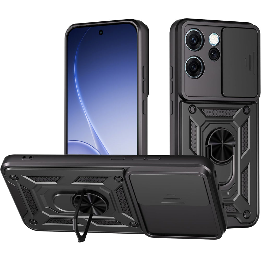 Funda para Oppo Reno15 Pro, Techsuit, CamShield, Negra