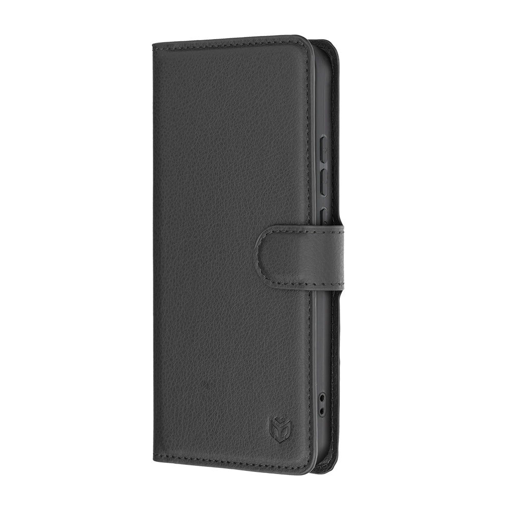 Funda para Oppo Reno16 F / Reno16 FS, Techsuit, Folio de cuero, Negra