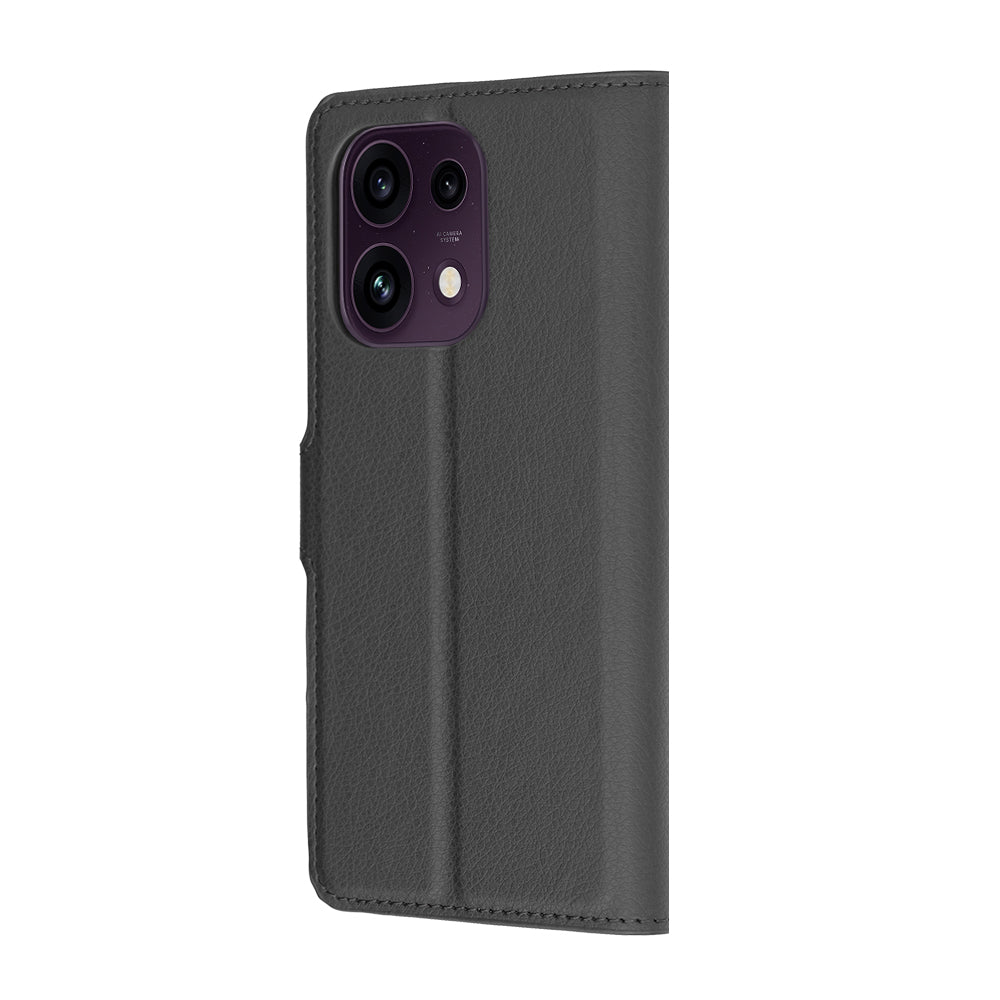 Funda para Oppo Reno16 F / Reno16 FS, Techsuit, Folio de cuero, Negra