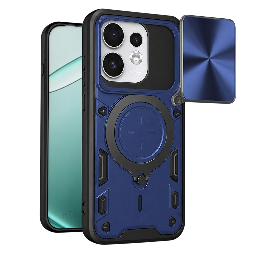 Funda para Oppo Reno16 / Reno16 Pro, Techsuit, CamGuard Pro, Azul