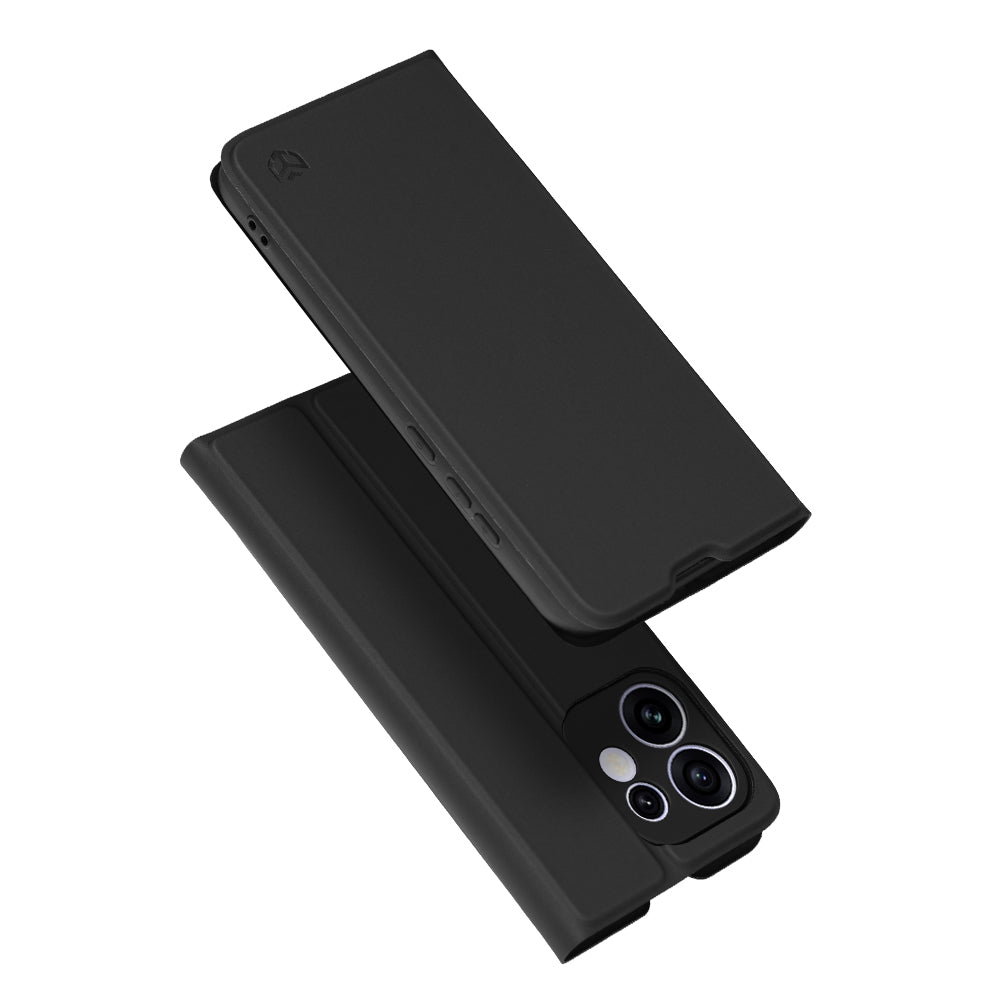 Funda para Oppo Reno16, Techsuit, Magskin Book, Negra