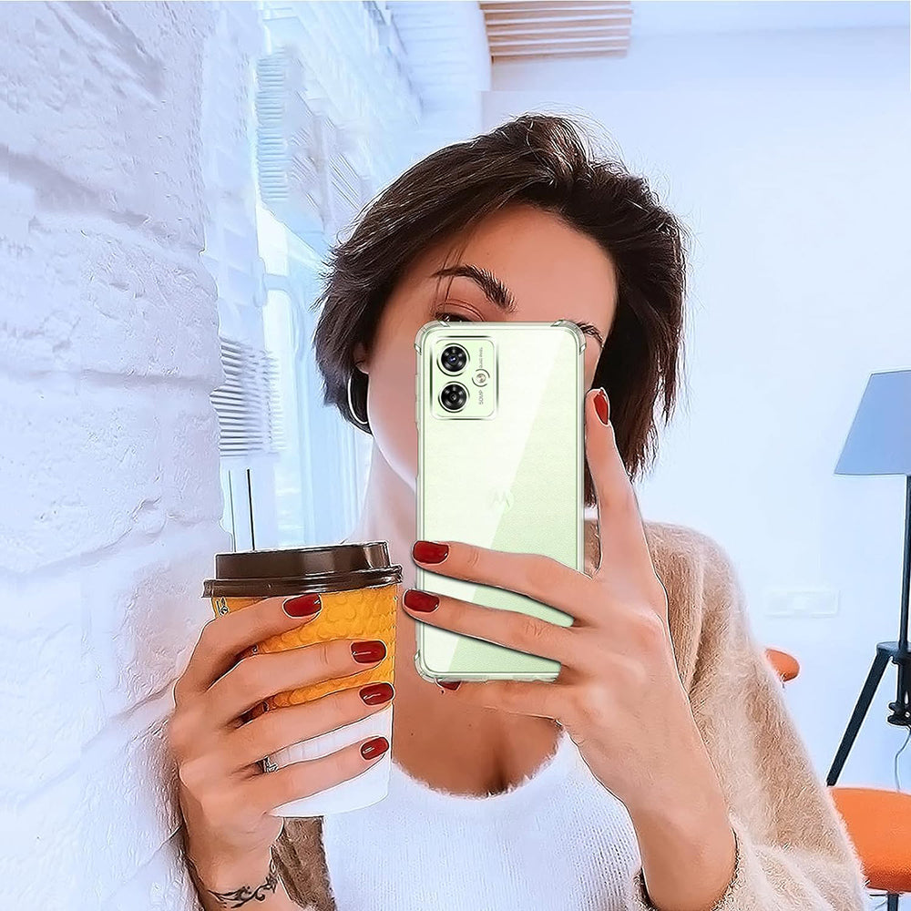 Funda para Oppo Reno4 Lite, Techsuit, Antigolpes Transparente, Transparente
