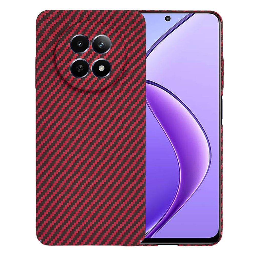 Funda para Realme 12x / 12, Techsuit, Carbonite FiberShell, Roja