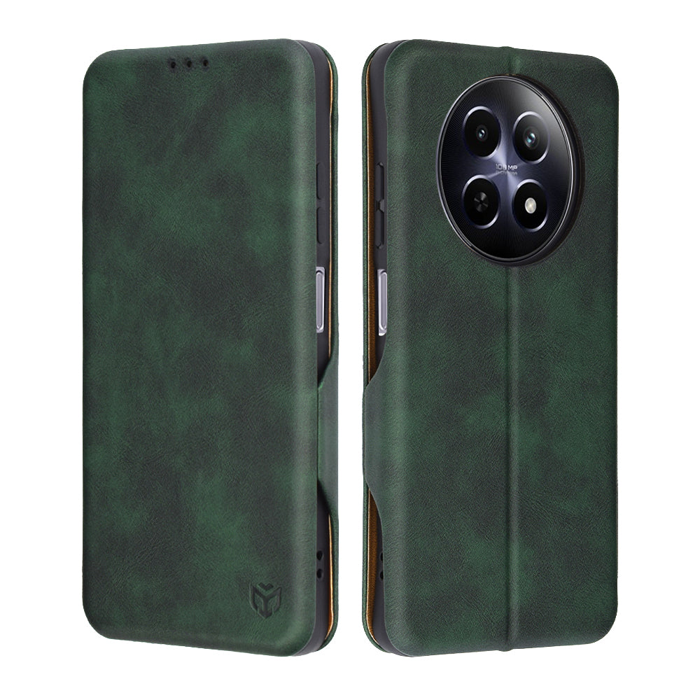 Funda para Realme 12x / 12, Techsuit, Safe Wallet Plus, Verde