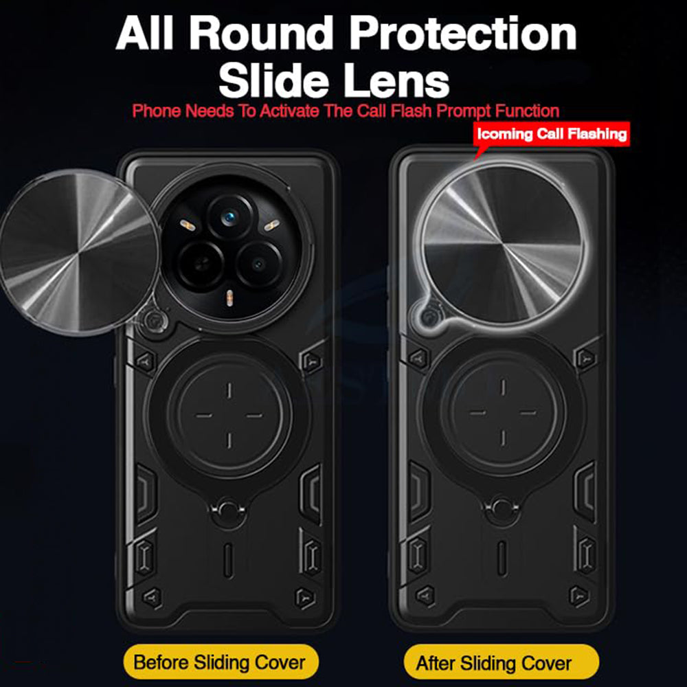Funda para Realme 14 Pro+, Techsuit, CamGuard Pro, Negra