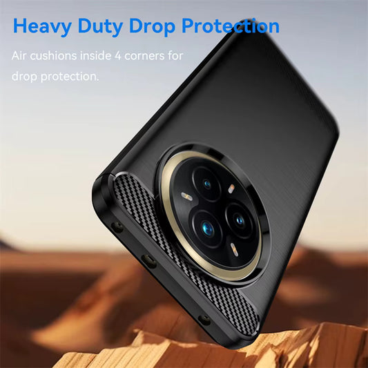 Funda para Realme 14 Pro+, Techsuit, Carbono, Negra