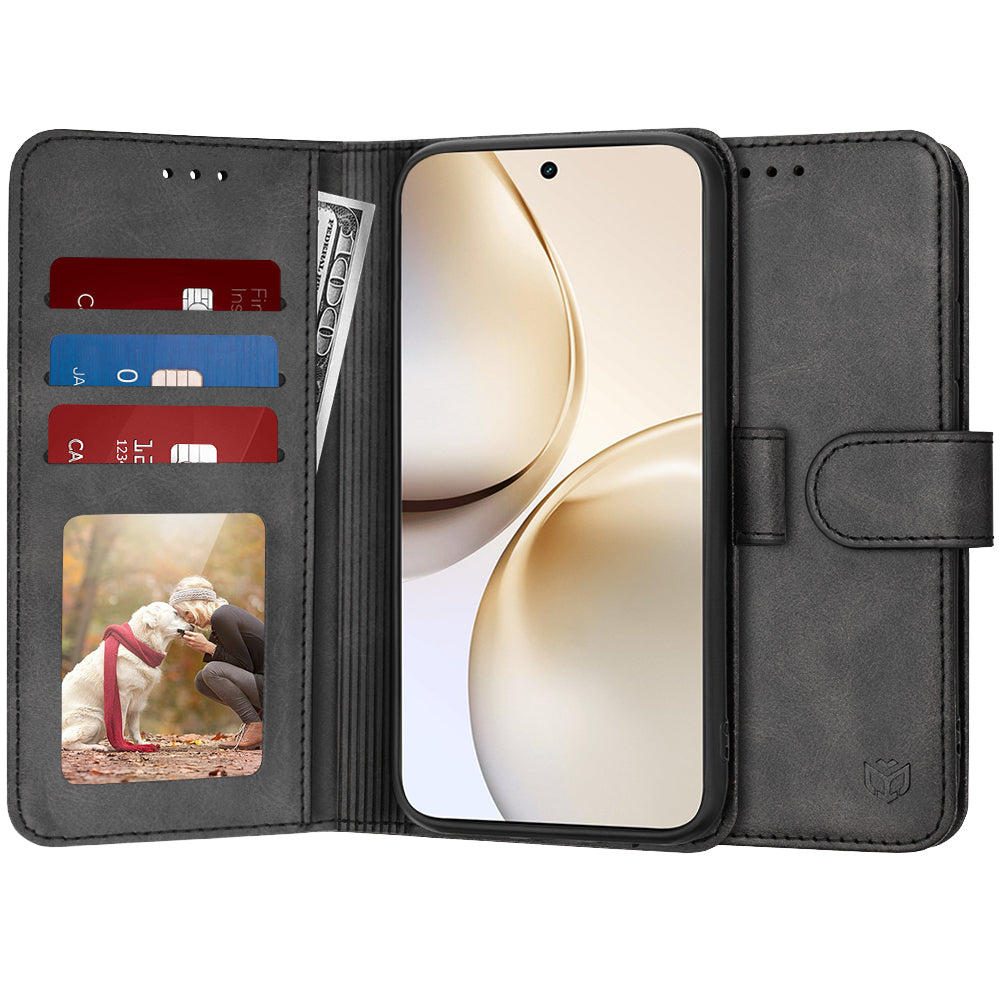 Funda para Realme 14 Pro+, Techsuit, Diary Book, Negra