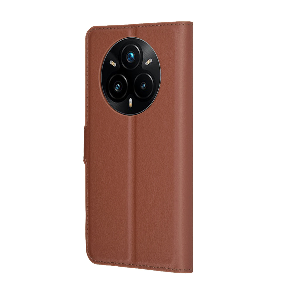 Funda para Realme 14 Pro+, Techsuit, Leather Folio, Marrón
