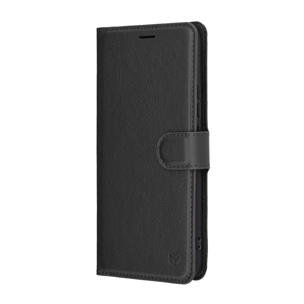 Funda para Realme 14 Pro+, Techsuit, Leather Folio, Negra
