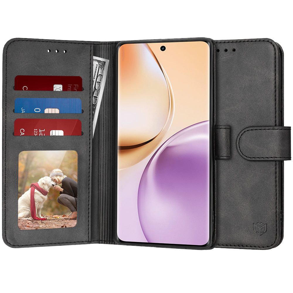 Funda para Realme 14 Pro, Techsuit, Diary Book, Negra
