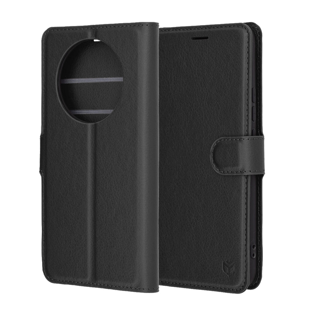 Funda para Realme 14 Pro, Techsuit, Leather Folio, Negra