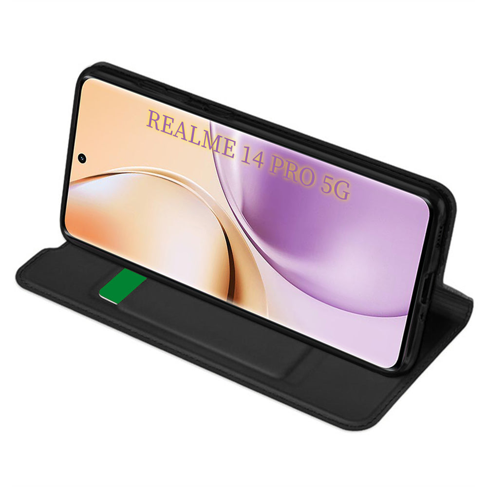 Funda para Realme 14 Pro, Techsuit, Magskin Book, Negra