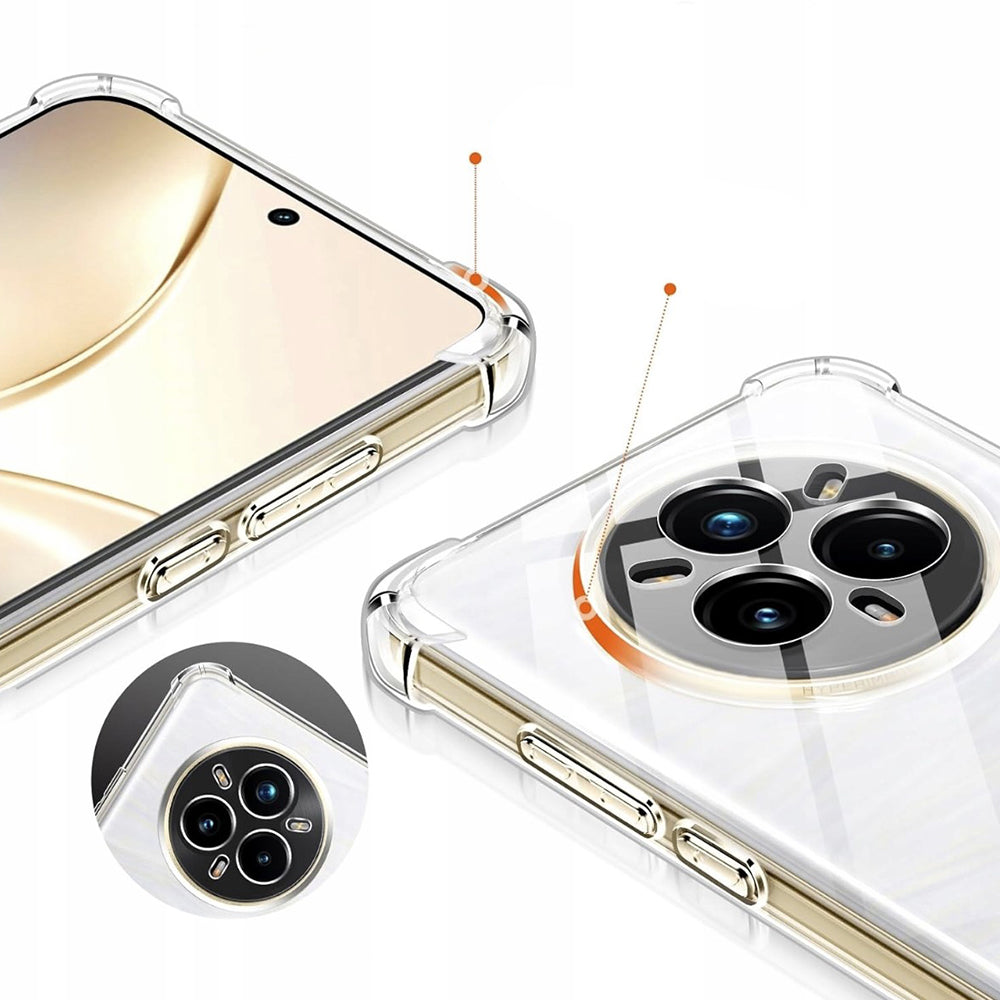 Funda para Realme 14 Pro, Techsuit, Antigolpes Transparente, Transparente