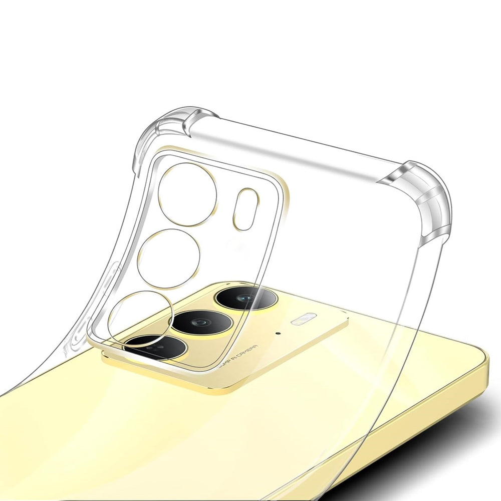Funda para Realme 14x, Techsuit, Transparente a prueba de golpes, Transparente