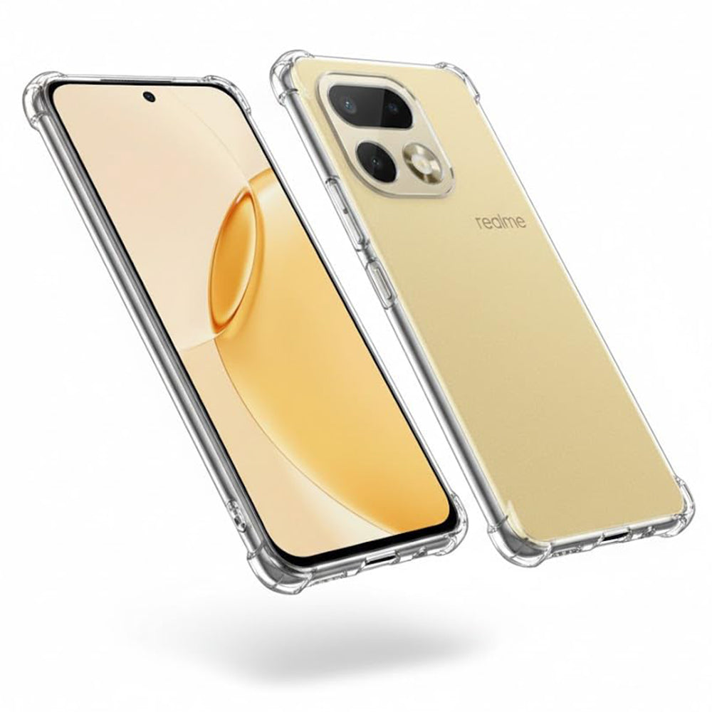 Funda para Realme 16 Pro+, Techsuit, Shockproof Clear, Transparente