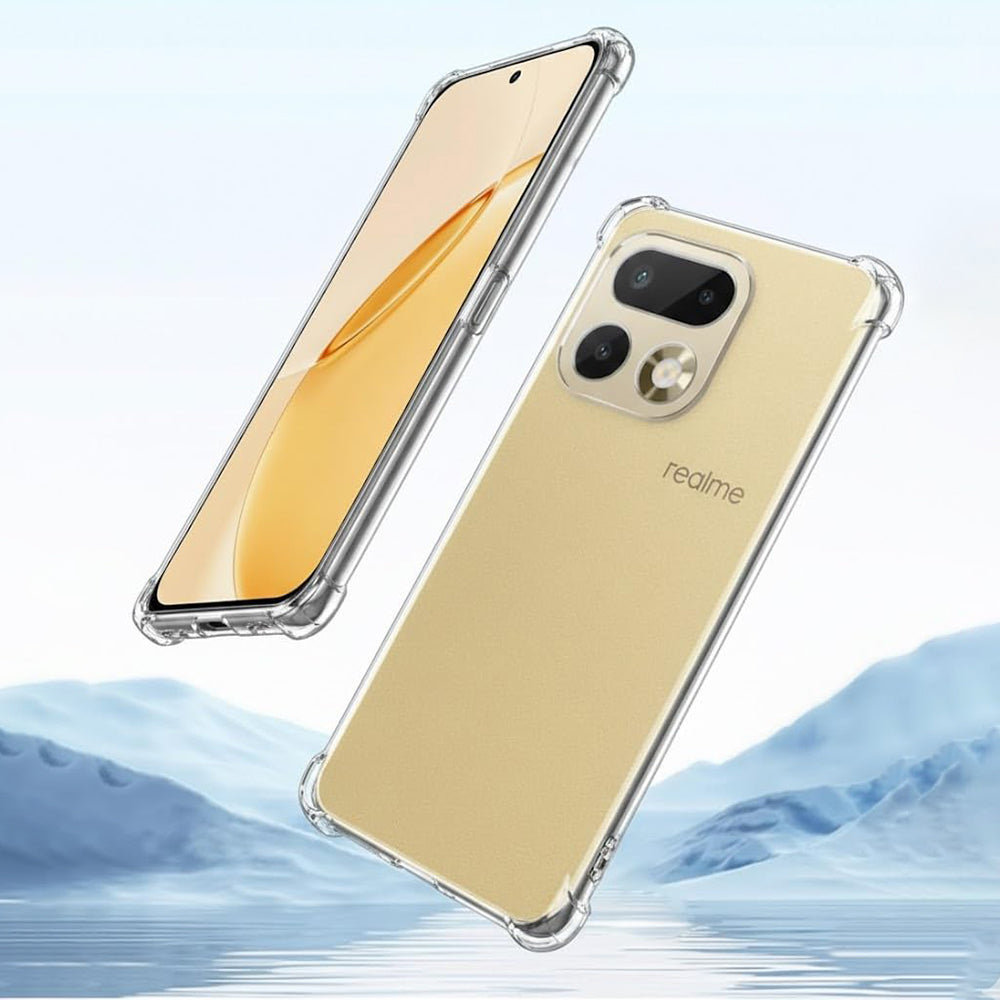 Funda para Realme 16 Pro+, Techsuit, Shockproof Clear, Transparente