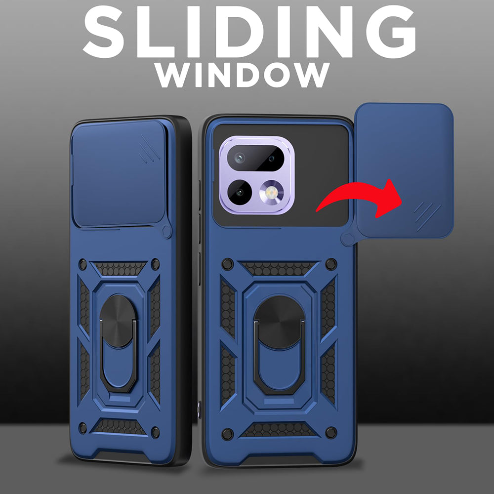 Funda para Realme 16 Pro, Techsuit, CamShield, Azul