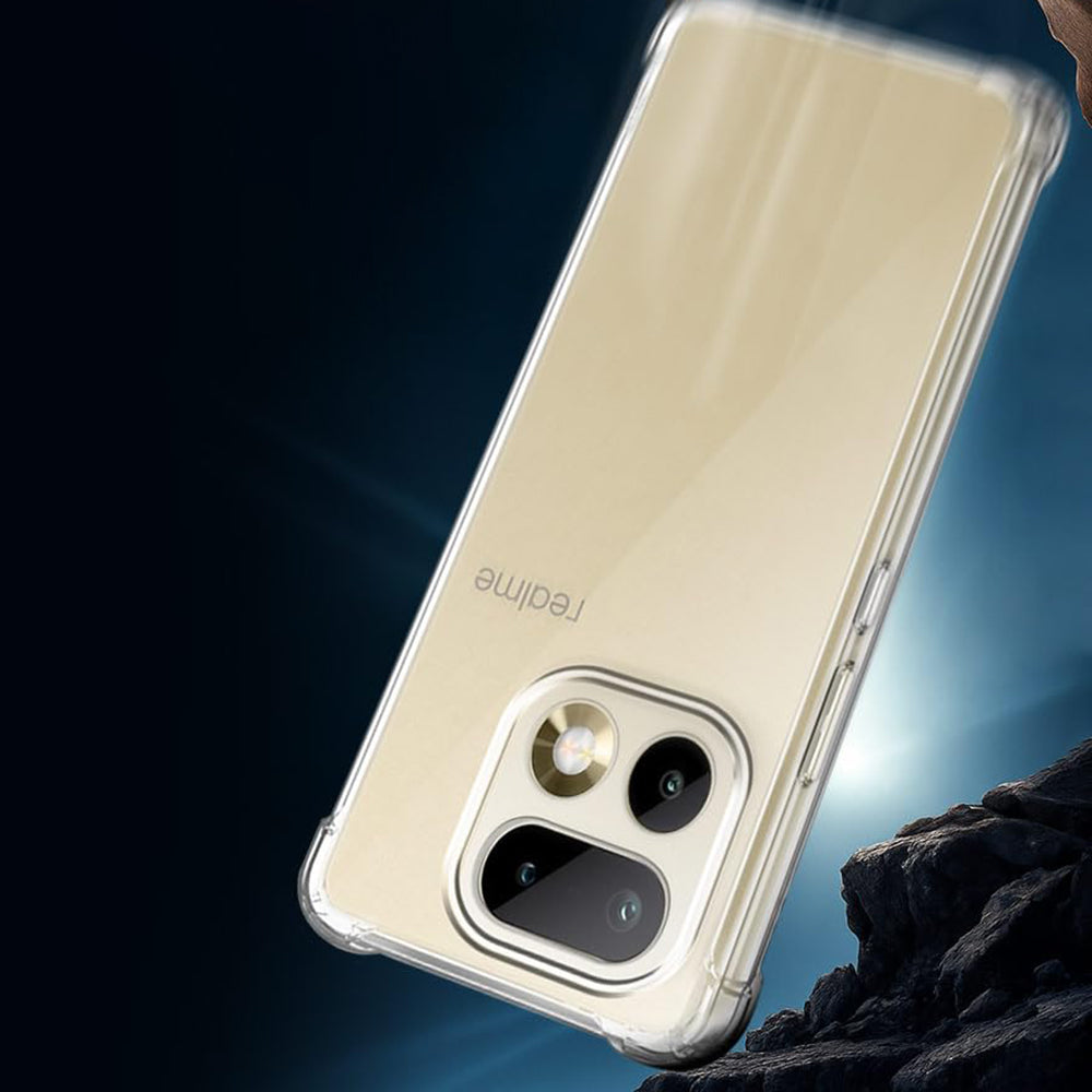 Funda para Realme 16 Pro, Techsuit, Shockproof Clear, Transparente