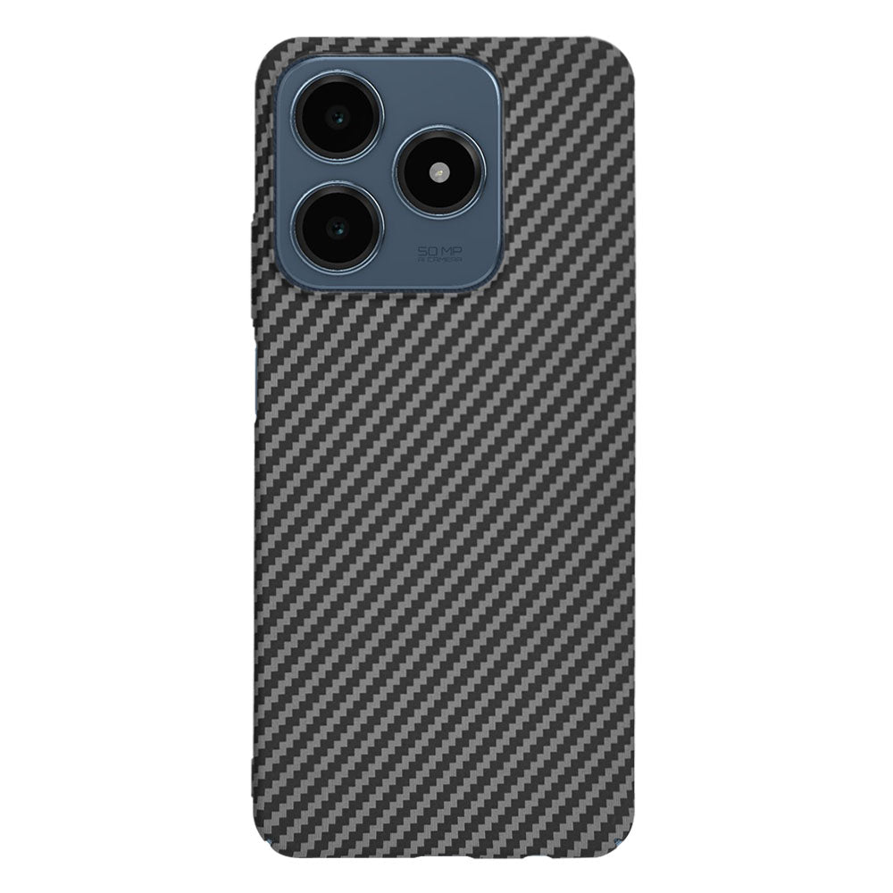 Funda para Realme C63 / C61, Techsuit, Carbonite FiberShell, Negra