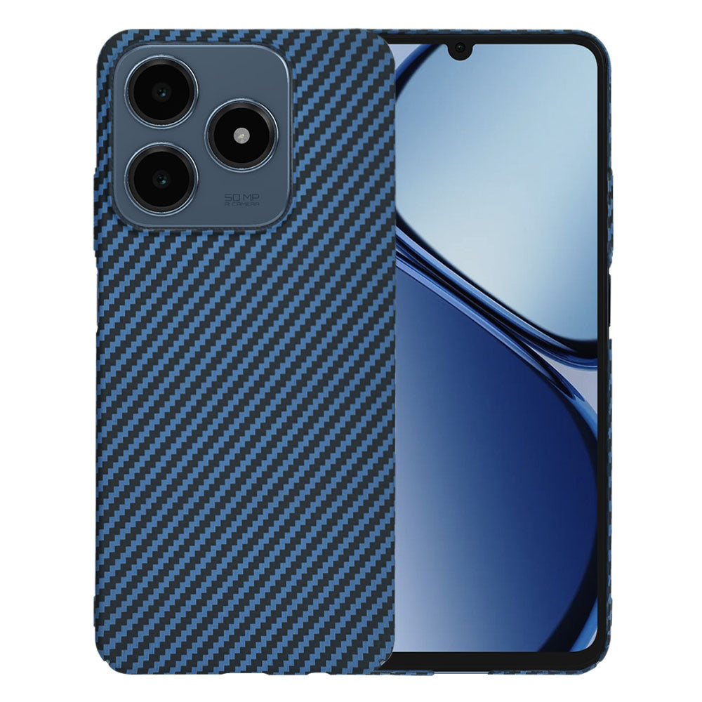 Funda para Realme C63 / C61, Techsuit, Carbonite FiberShell, Turquesa