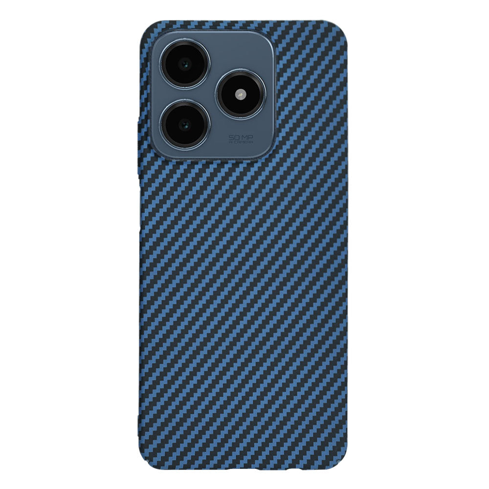 Funda para Realme C63 / C61, Techsuit, Carbonite FiberShell, Turquesa
