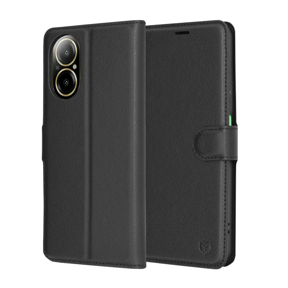 Funda para Realme C67 4G, Techsuit, Leather Folio, Negra