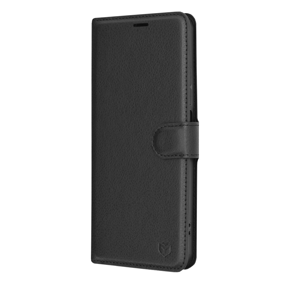 Funda para Realme C67 4G, Techsuit, Leather Folio, Negra