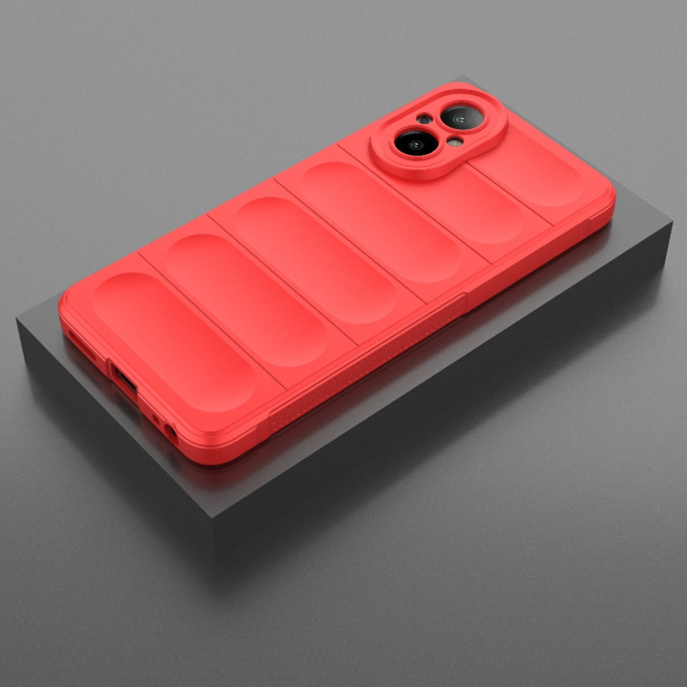 Funda para Realme C67 4G, Techsuit, Magic Shield, Roja