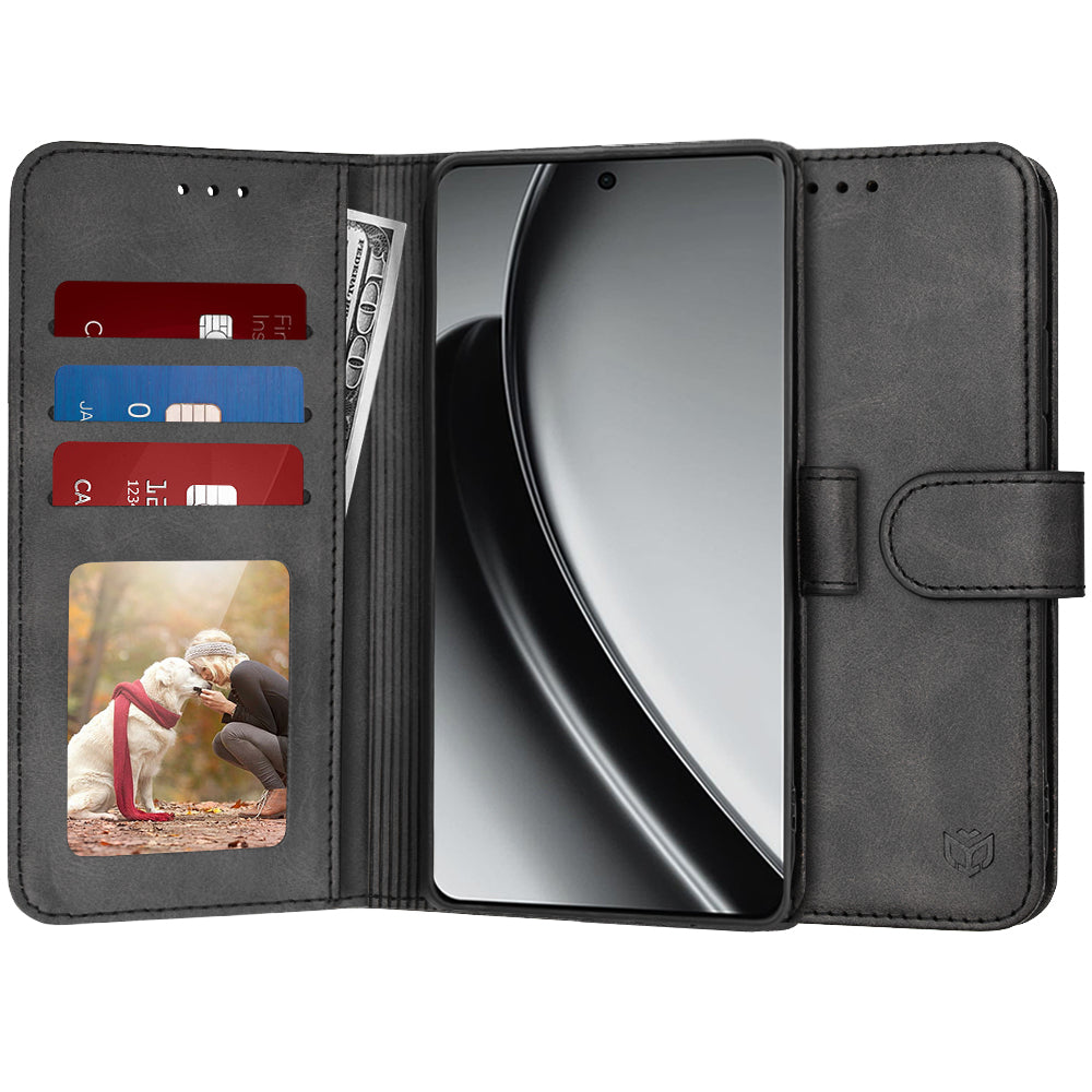 Funda para Realme GT 6T / GT 6, Techsuit, Diary Book, Negra