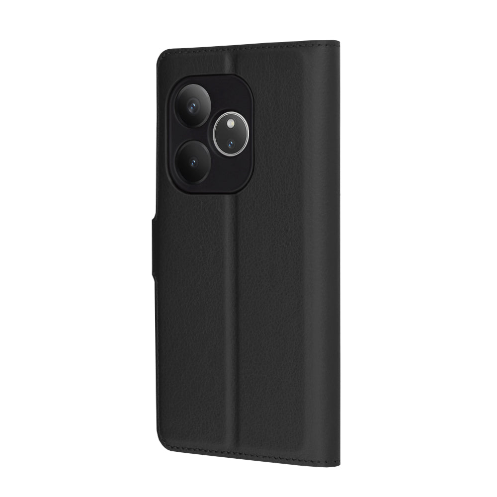 Funda para Realme GT 6T / GT 6, Techsuit, Folio de cuero, Negra