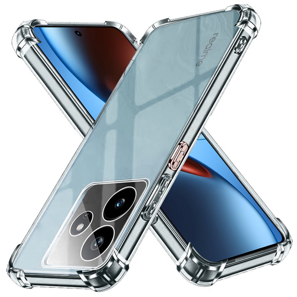 Funda para Realme GT 7, Techsuit, Antigolpes Transparente, Transparente
