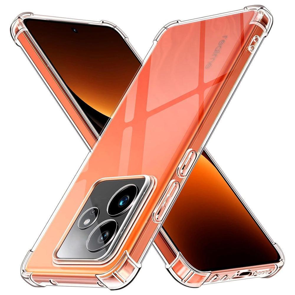 Funda para Realme GT 7, Techsuit, Antigolpes Transparente, Transparente