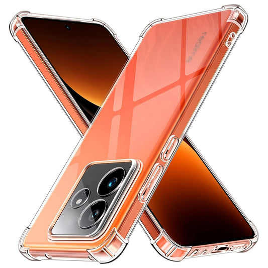 Funda para Realme GT 7, Techsuit, Antigolpes Transparente, Transparente