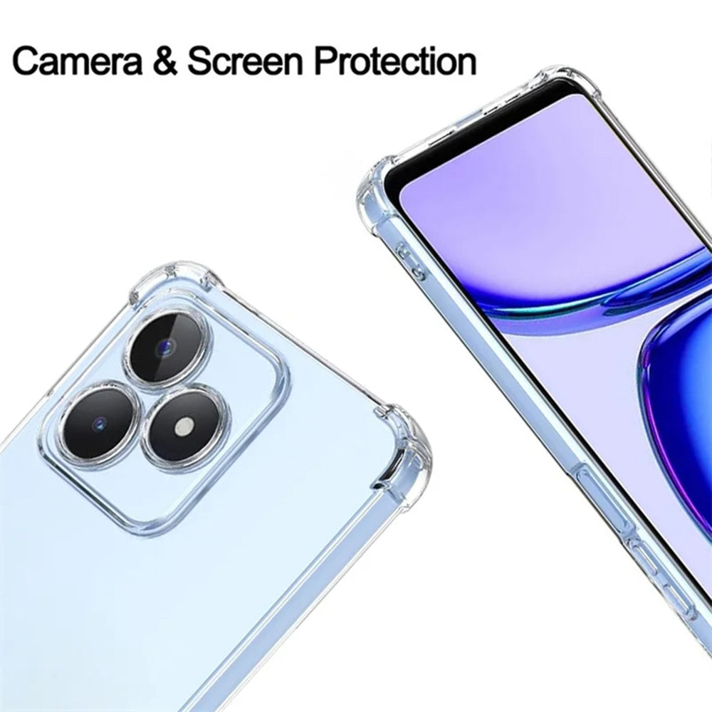 Funda para Realme Note 50 / C51, Techsuit, Antichoque Transparente, Transparente