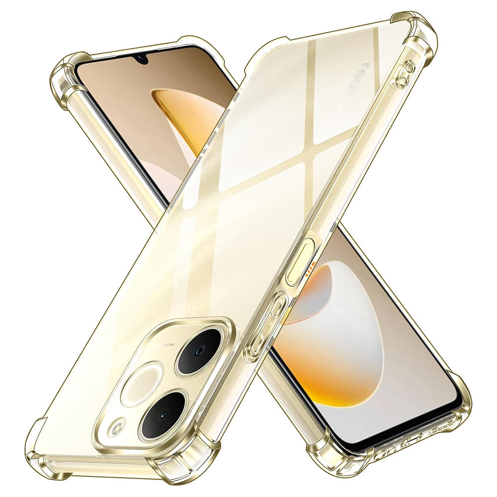 Funda para Realme Note 70T, Techsuit, Shockproof Clear, Transparente