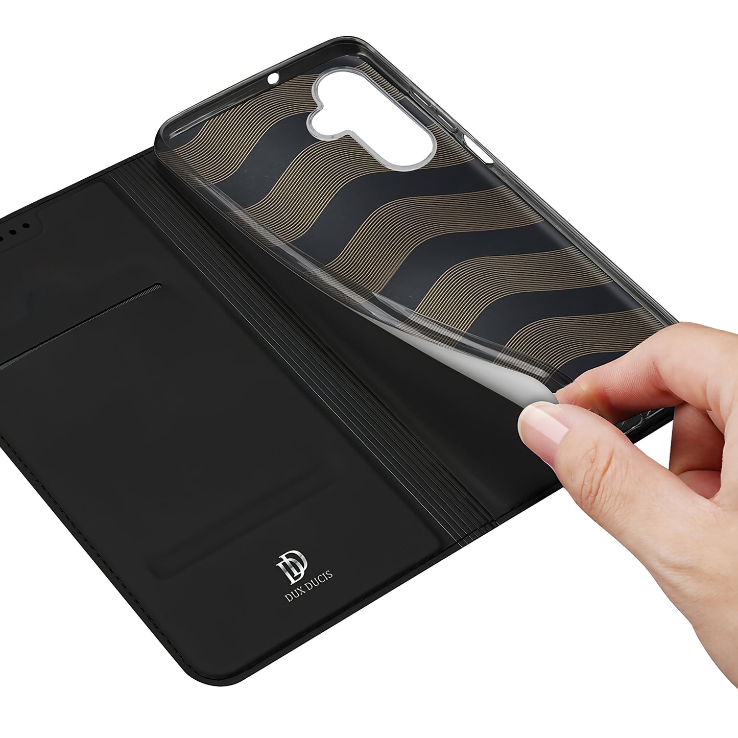 Funda para Samsung Galaxy A55 5G A556, DUX DUCIS, Skin Pro, Negro
