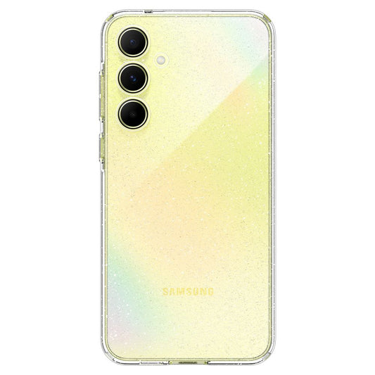 Funda para Samsung Galaxy A55 5G A556, Spigen, Liquid Crystal Glitter, Transparente ACS07538